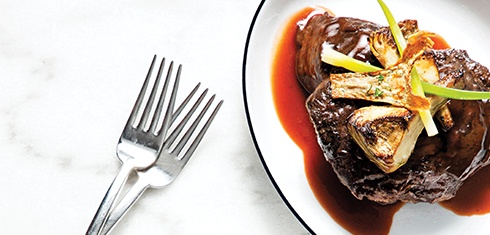 Braised Sous Vide Beef Cheeks