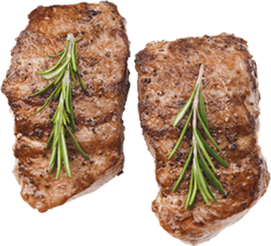sous-vide steak with rosemary