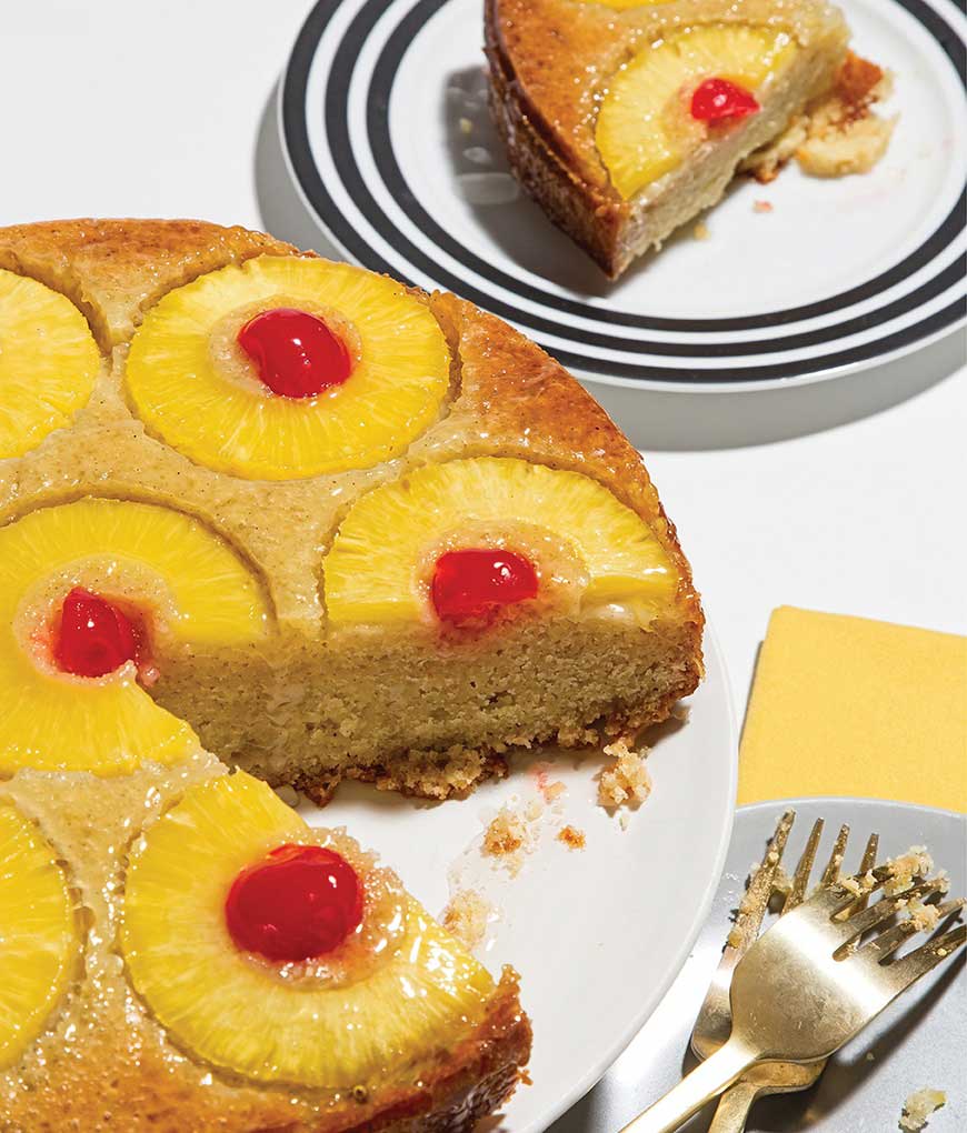 Sous Vide Pineapple Upside-Down Citrus Cake