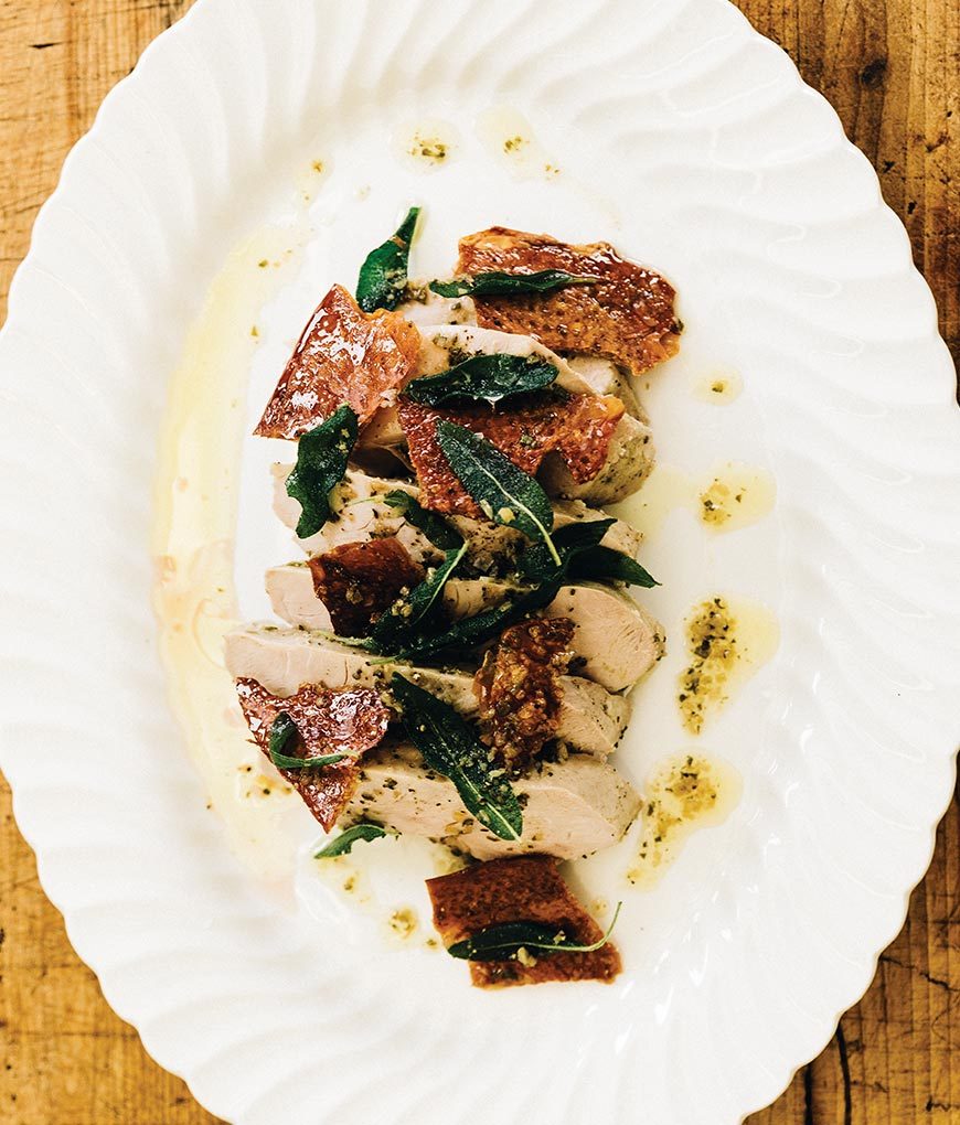 turkey with sage brown butter recipe