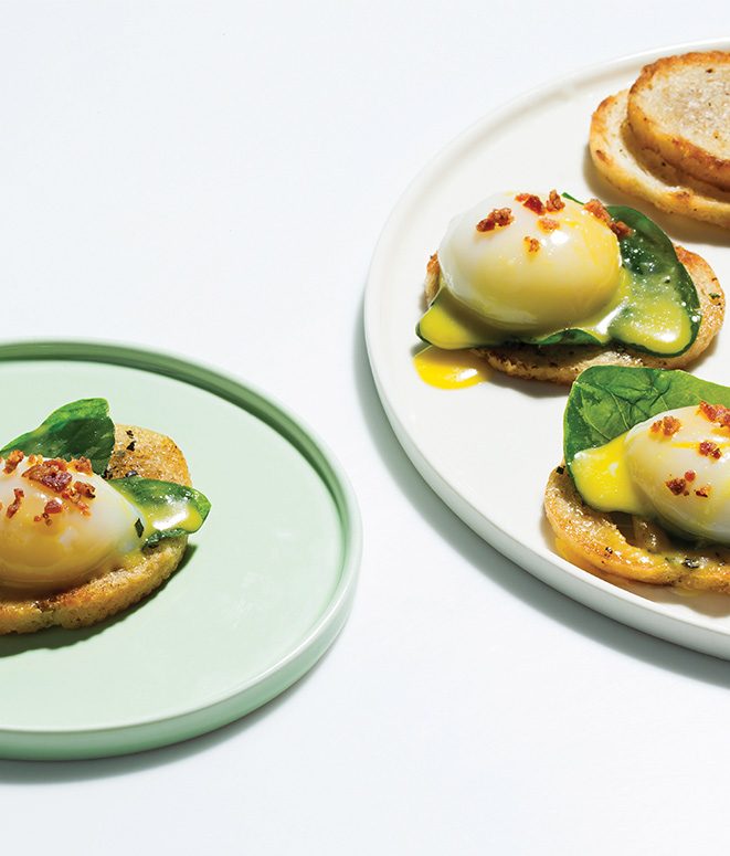 Quail Egg Mini Tartines SOUSVIDE Magazine