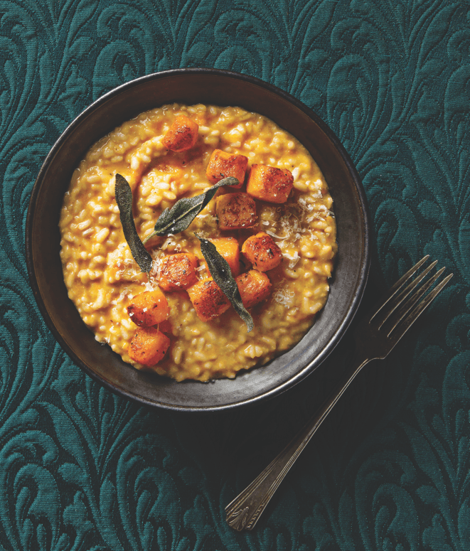 Background Image: Butternut Squash Risotto